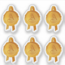 Cinta de sellos de certificados/premio de Faux (in