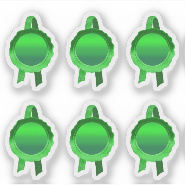 Pegatina Cinta de sellos de certificados/premio de Faux (Ll (Anverso)