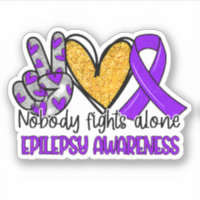 Cinta Morada de Conciencia de Epilepsia Apoyo