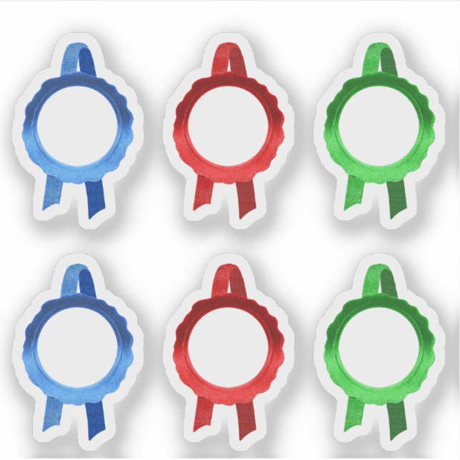 Pegatina Cintas de sellado de certificados/premio falso (BR (Anverso)