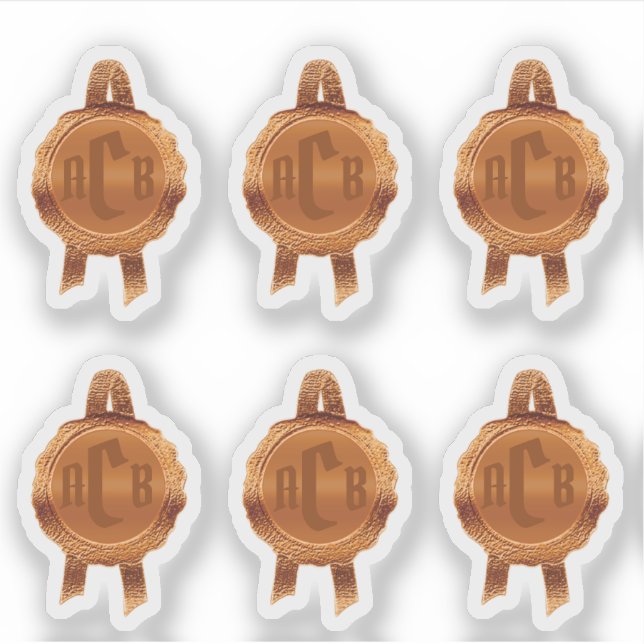 Pegatina Cintas de sellado de certificados/premio falso(Bro (Anverso)