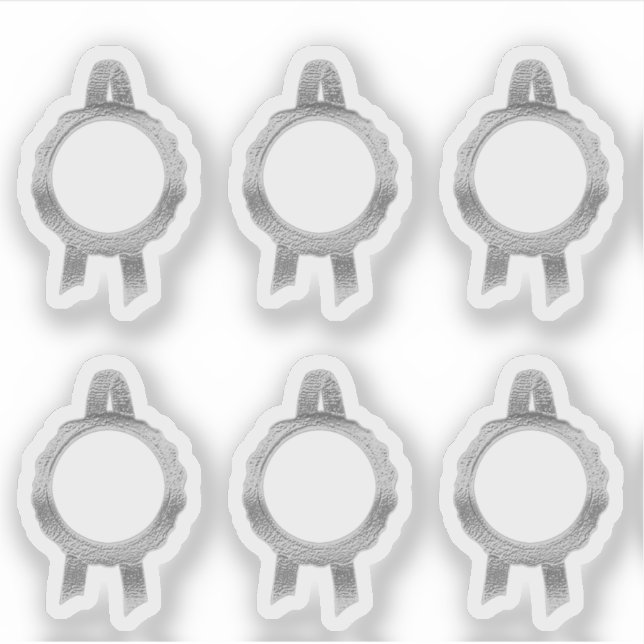 Pegatina Cintas de sellado de certificados/premio falso(Hol (Anverso)