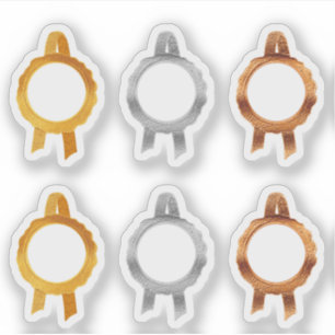 Pegatina Cintas de sellado de certificados/premio falso (hu