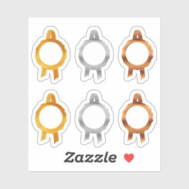 Pegatina Cintas de sellado de certificados/premio falso (hu