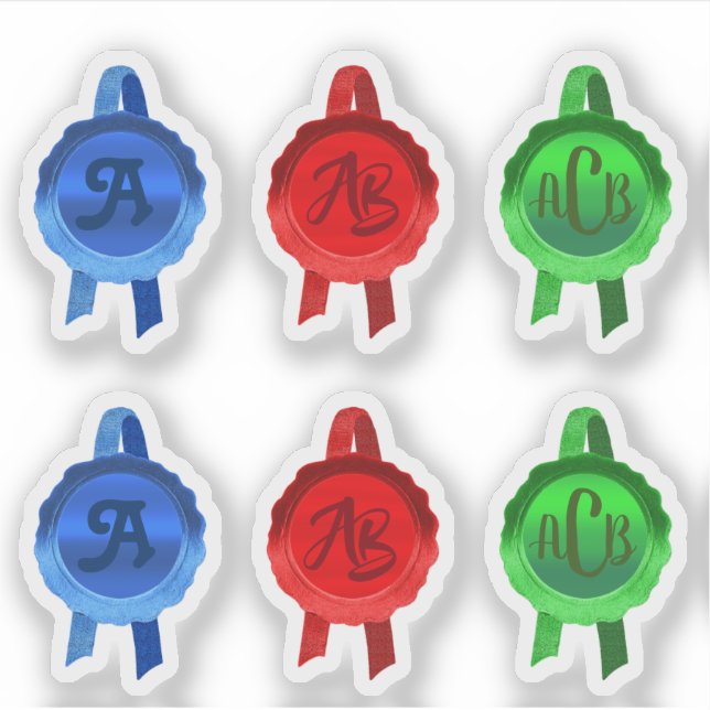 Pegatina Cintas de sellado de certificados/premio falso (In (Anverso)