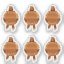 Pegatina Cintas de sellado de certificados/premio falso (Pl