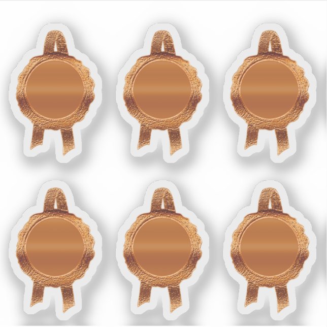 Pegatina Cintas de sellado de certificados/premio falso (Pl (Anverso)