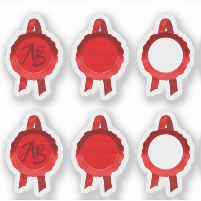 Pegatina Cintas de sellado de certificados/premio falso (Re (Anverso)