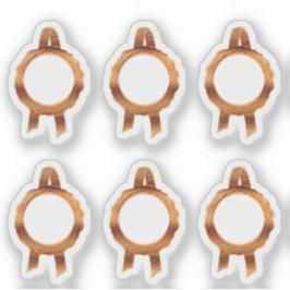 Pegatina Cintas de sellado de certificados/premio Faux (Bro