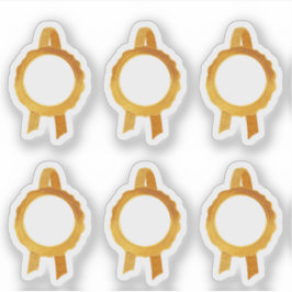 Pegatina Cintas de sellado de certificados/premio Faux (Hol