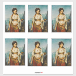 Pegatina Circe de Jean Jules Bardin (1875)