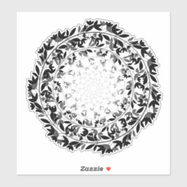 Pegatina Círculo de hojas