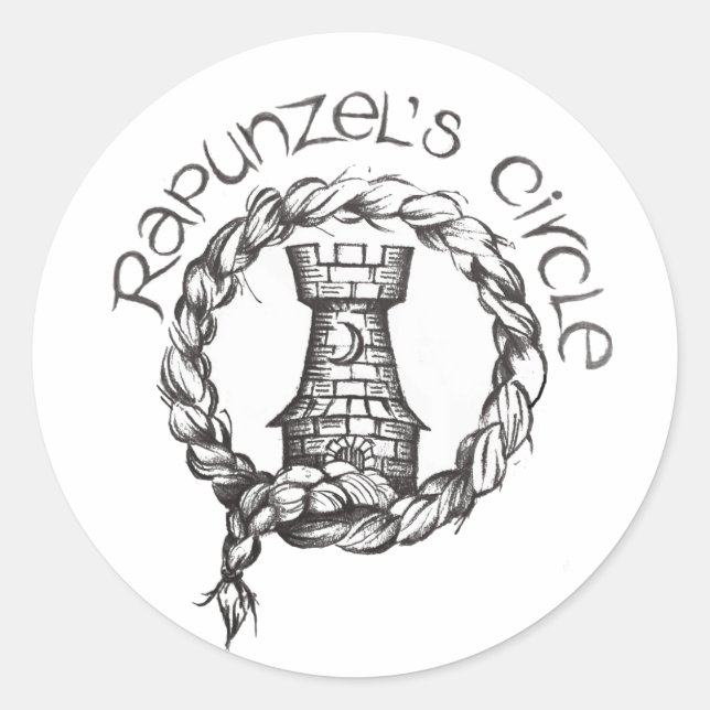 Pegatina Círculo de Rapunzel (Anverso)