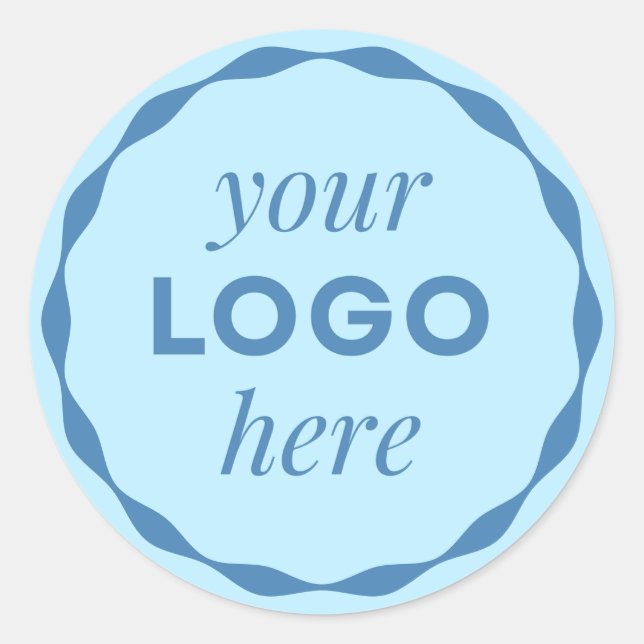 Pegatina Círculo de vieira del logotipo de Baby Bl (Anverso)
