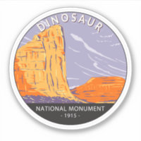 Círculo de Vintage del Monumento Nacional de Dinos