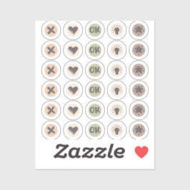 Pegatina Círculos de doodles para la planificación