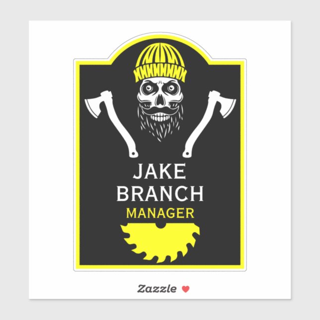 Pegatina Cirujano arborista (Hoja)