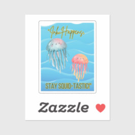 Pegatina cita de animales oceánicos