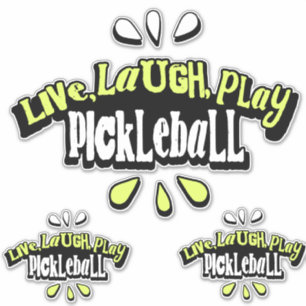 Pegatina Cita de Pickleball