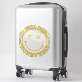 Pegatina Cita de viaje estético de Preppy