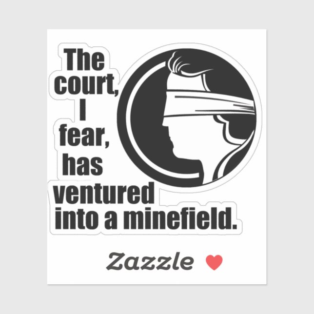 Pegatina Cita del Tribunal Supremo de RBG (Hoja)