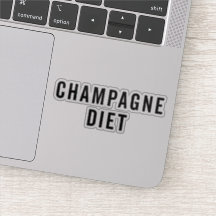 Cita divertida de la dieta del champagne