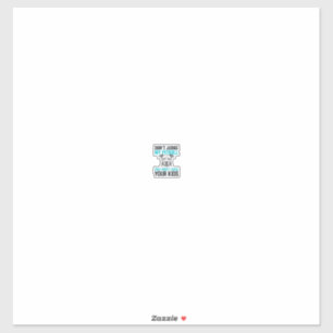 Pegatina Cita divertida de Pitbull Grabado vintage Diseño d