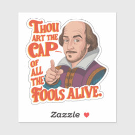 Pegatina Cita divertida Humor Insulta a Sass Colorido