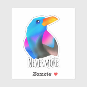 Pegatina Cita el Raven