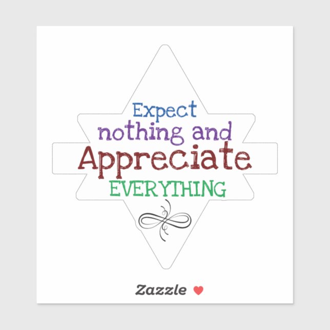 Pegatina Cita inspiradora (Hoja)