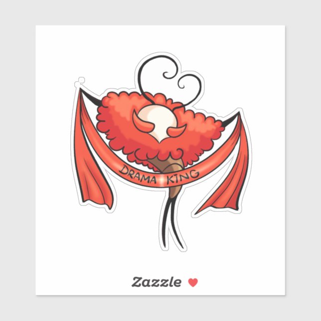 Pegatina Citadel Drama King (Hoja)