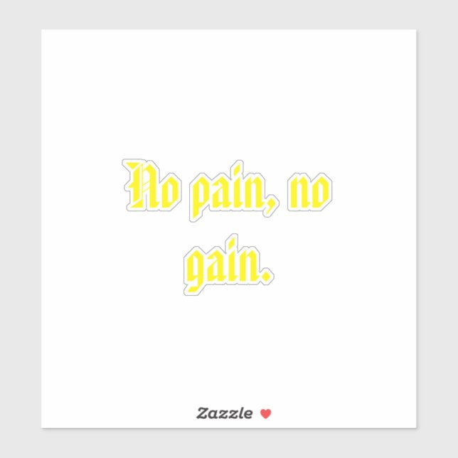 Pegatina Citas De Motivación De GIMNASIO Y Marrón Claro (Hoja)