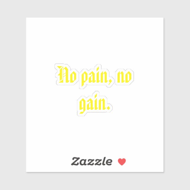 Pegatina Citas De Motivación De GIMNASIO Y Marrón Claro (Hoja)