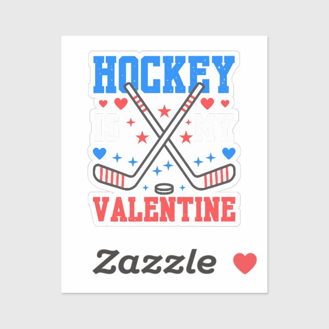 Pegatina Citas divertidas El Hockey Sobre Hielo Es Mi Equip (Hoja)