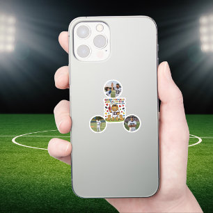 Pegatina Citas Divertidas León Fútbol Papá Foto