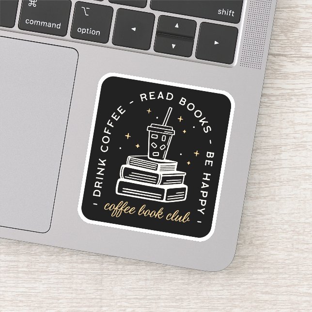 Pegatina Citas estéticas del grupo de lectura del café del  (Detalle)