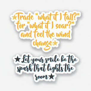 Pegatina Citas Inspiradoras Diarias   Motivación Positiva