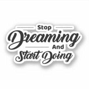 Pegatina Citas simples en negro