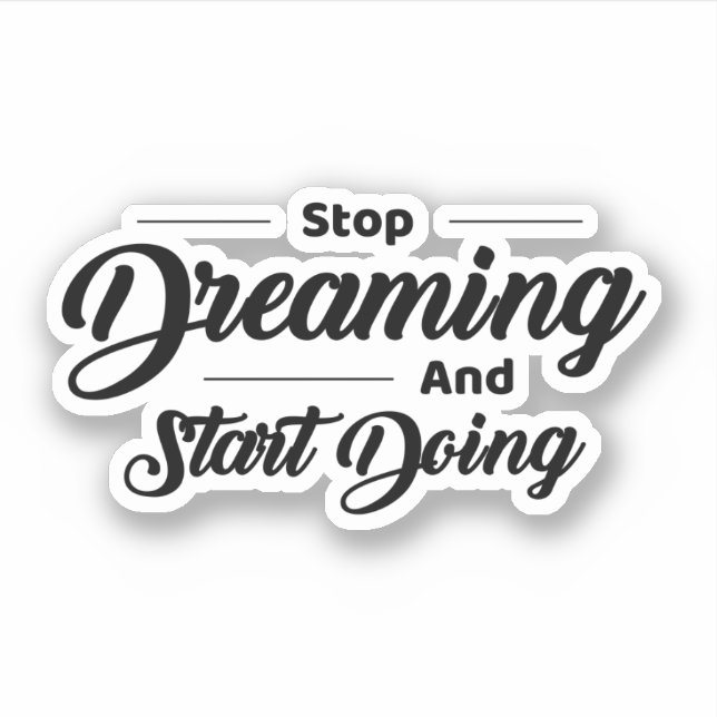 Pegatina Citas simples en negro (Anverso)