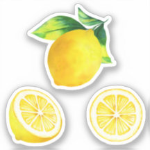 Cítrico de acuarela de Lemons