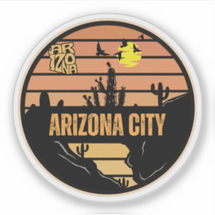 Pegatina Ciudad de Arizona, Arizona