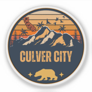 Pegatina Ciudad de Culver, California