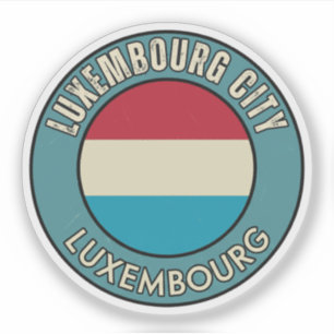Pegatina Ciudad de Luxemburgo, Luxemburgo