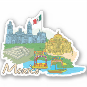 Pegatina Ciudad de México