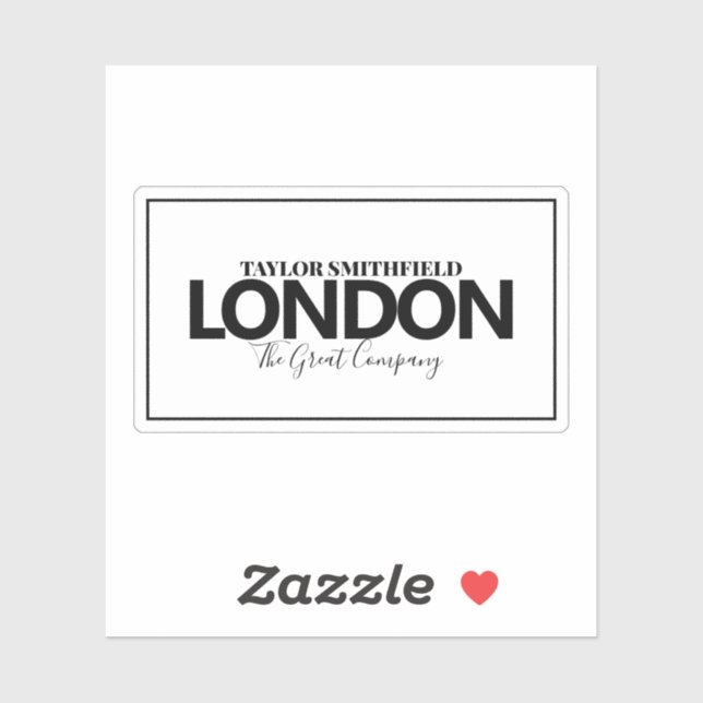 Pegatina Ciudad moderna (Hoja)