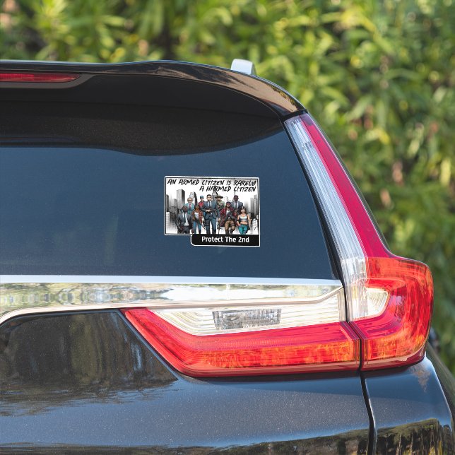 Pegatina Ciudadano respetuoso de la ley (Lado del coche)