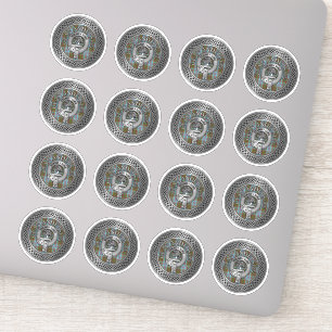 Pegatina Clan Anderson Escudo & Tartan Knot