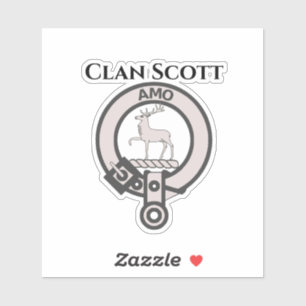 Pegatina Clan escocés Scott Escudo Badge