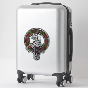 Pegatina Clan Forrester Tartan Escudo