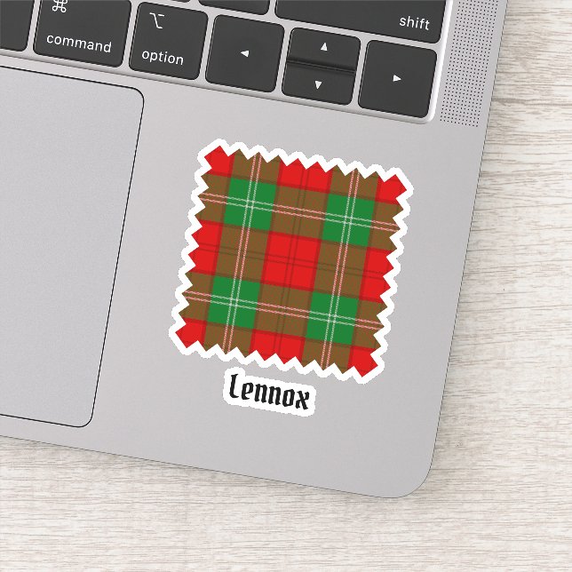 Pegatina Clan Lennox Tartan (Detalle)